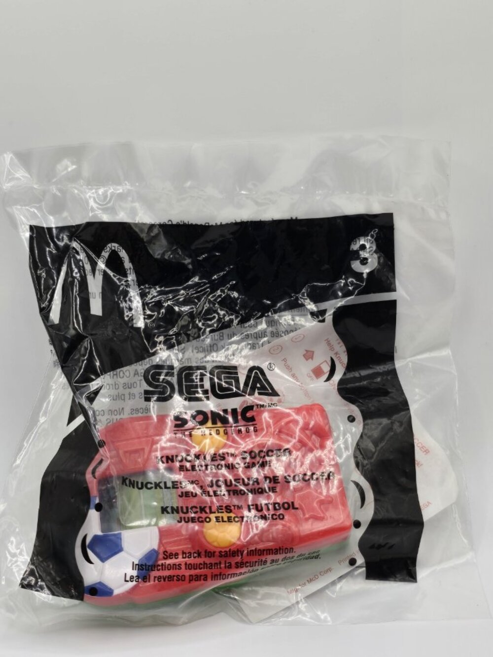 McDonald's Sega Sonic the Hedgehog Knuckles Soccer Game 2003 *Needs Battery*